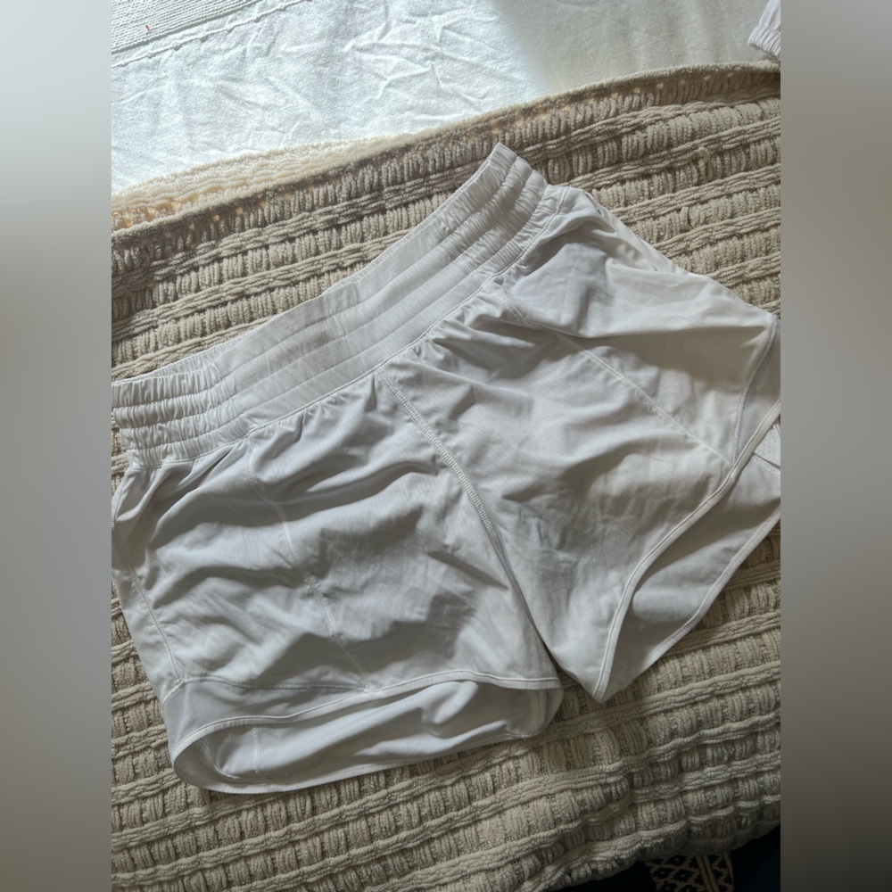 Lululemon Hottie Hot White Shorts